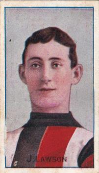 1907-08 Sniders & Abrahams Australian Footballers Victorian League Players (Series D) #NNO John Lawson Front